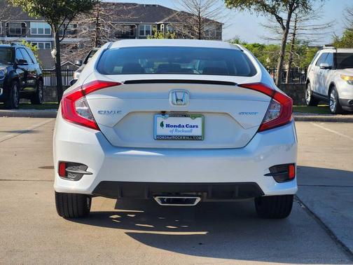 Platinum White Pearl 2021 Honda Civic Sport