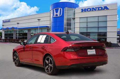 Radiant Red Metallic 2023 Honda Accord Hybrid Sport