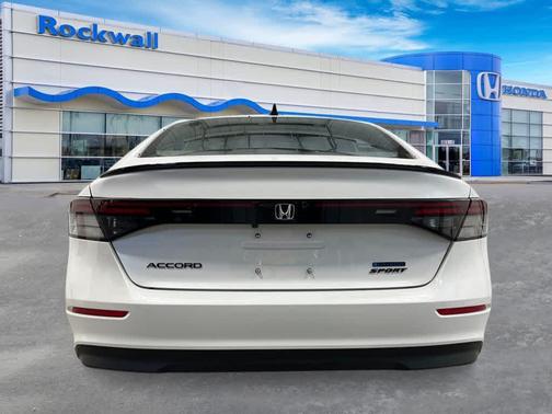 Platinum White Pearl 2026 Honda Accord Hybrid Sport