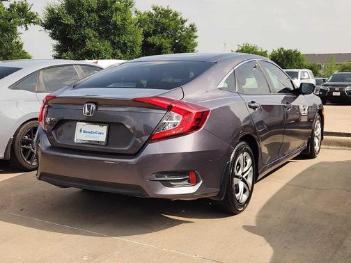 Modern Steel Metallic 2016 Honda Civic LX