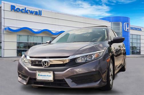 Modern Steel Metallic 2016 Honda Civic LX