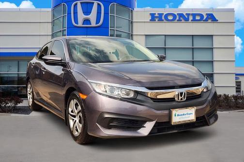 Modern Steel Metallic 2016 Honda Civic LX