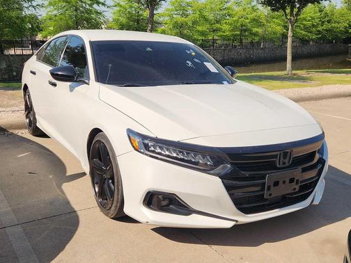 Platinum White Pearl 2021 Honda Accord Sport SE 1.5T