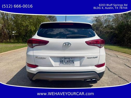 Dazzling White 2016 Hyundai TUCSON Sport