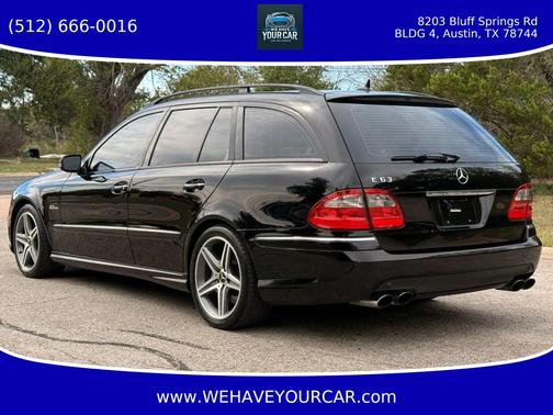 Black 2007 Mercedes-Benz E-Class E 63 AMG Wagon 4D