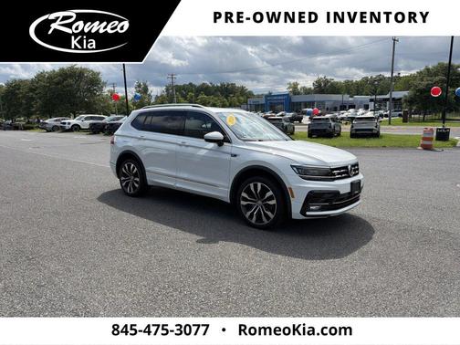 Pure White 2020 Volkswagen Tiguan 2.0T SEL R-Line 4MOTION