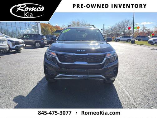 Cherry Black 2023 Kia Seltos S