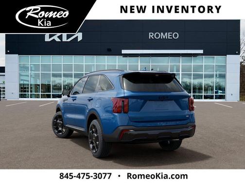 Mineral Blue 2026 Kia Sorento Hybrid SX Prestige