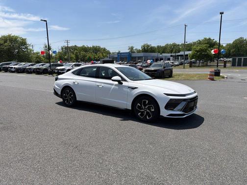 Serenity White 2025 Hyundai SONATA SEL