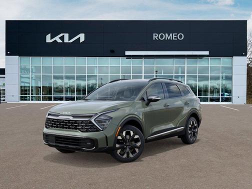 Jungle Green 2025 Kia Sportage Plug-In Hybrid X-Line Prestige