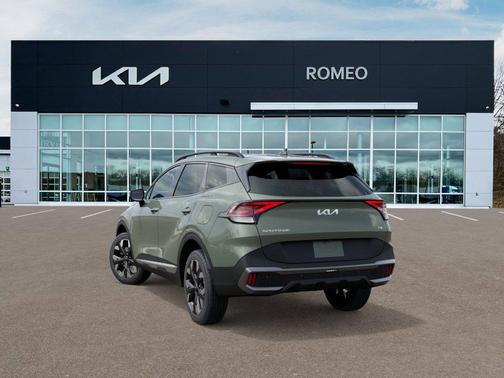 Jungle Green 2025 Kia Sportage Plug-In Hybrid X-Line Prestige