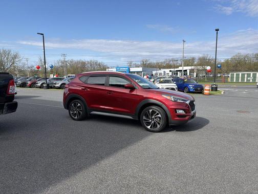 Red Crimson 2021 Hyundai TUCSON Sport