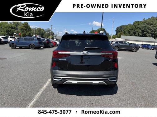 Cherry Black 2021 Kia Seltos S