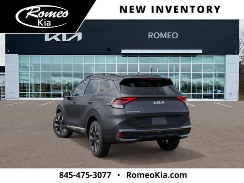 Shadow Matte Gray 2025 Kia Sportage Plug-In Hybrid X-Line Prestige