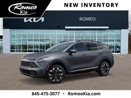 Shadow Matte Gray 2025 Kia Sportage Plug-In Hybrid X-Line Prestige