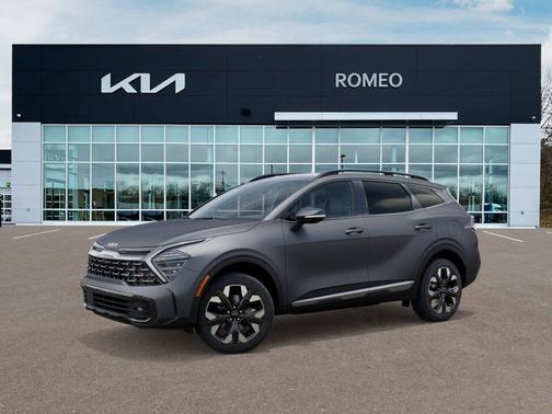 Shadow Matte Gray 2025 Kia Sportage Plug-In Hybrid X-Line Prestige