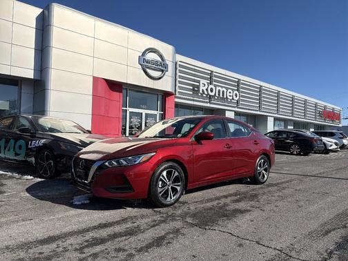 Scarlet Ember 2023 Nissan Sentra SV