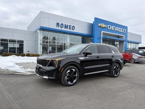 Aurora Black Pearl 2025 Kia Sorento Plug-In Hybrid EX