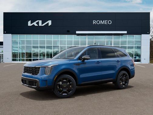 Mineral Blue 2026 Kia Sorento Hybrid SX Prestige