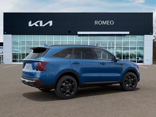 Mineral Blue 2026 Kia Sorento Hybrid SX Prestige