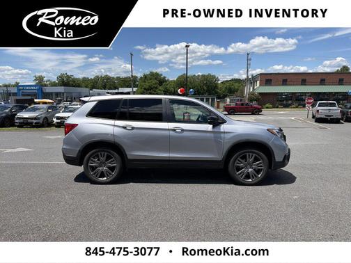 Gray 2021 Honda Passport AWD EX-L