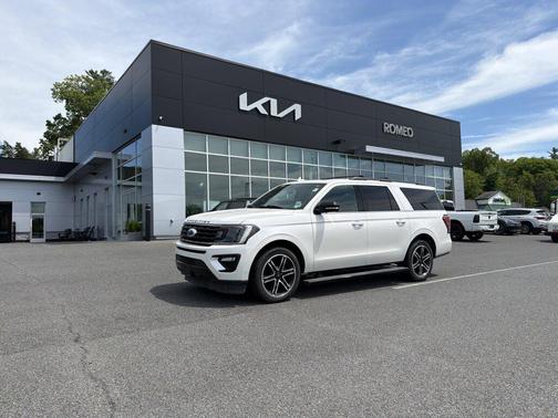 White Platinum Metallic Tri-Coat 2019 Ford Expedition Max Limited