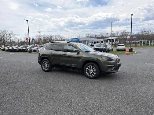 Olive Green Pearlcoat 2021 Jeep Cherokee Latitude Lux