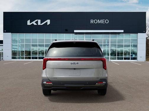 Ivory Silver 2025 Kia Carnival Hybrid SX Prestige