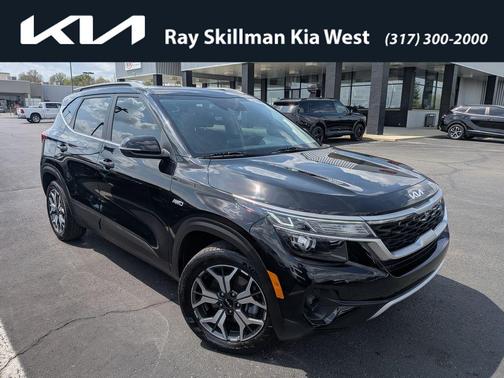 Cherry Black 2023 Kia Seltos EX