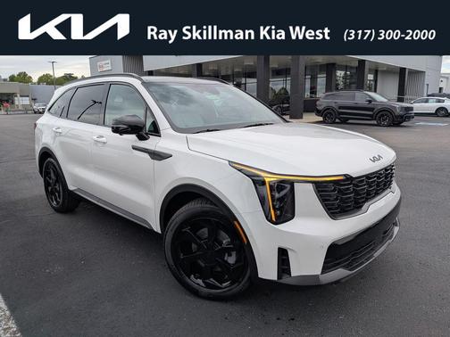White Pearl 2026 Kia Sorento Hybrid X-LINE SX PRESTIGE