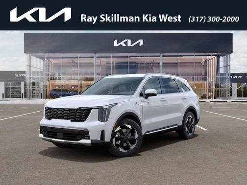 Snow White Pearl 2026 Kia Sorento Hybrid EX