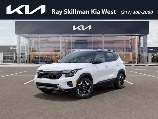 White / Black 2026 Kia Seltos S