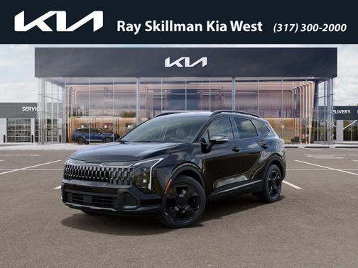 Black 2026 Kia Sportage Hybrid X-Line