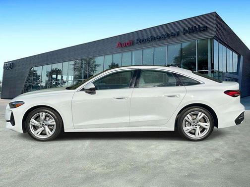 Glacier White Metallic 2025 Audi A5 Premium TFSI quattro S tronic