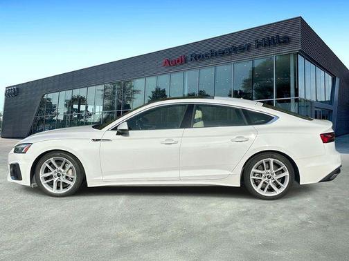 Arkona White 2024 Audi A5 Sportback 45 S Line Premium Plus