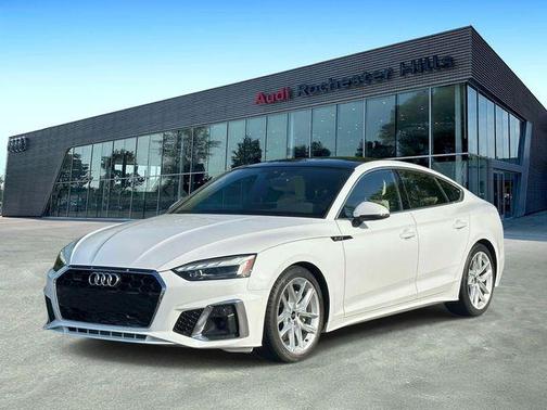 Arkona White 2024 Audi A5 Sportback 45 S Line Premium Plus