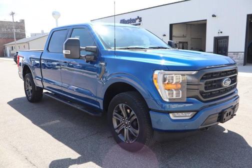Blue 2023 Ford F-150 XLT