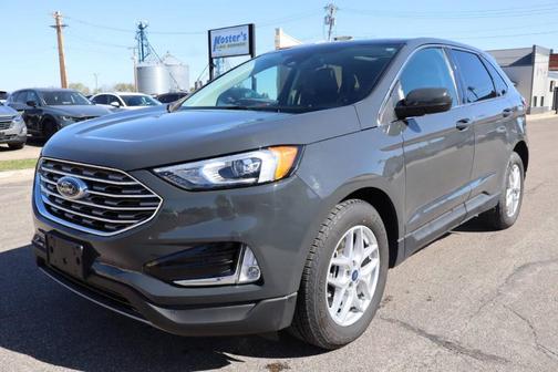 Gray 2021 Ford Edge SEL