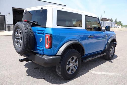 Blue 2022 Ford Bronco Big Bend