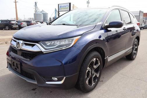 Blue 2017 Honda CR-V Touring