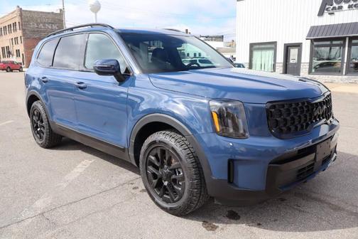 Blue 2025 Kia Telluride EX