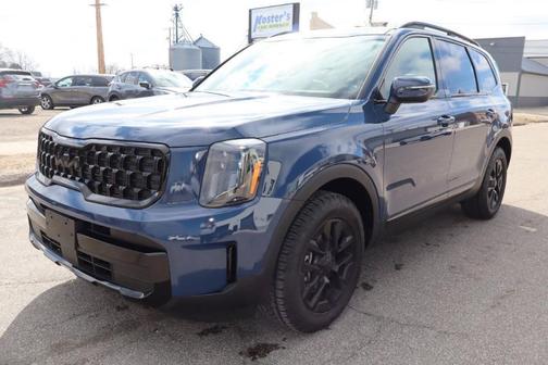 Blue 2025 Kia Telluride EX