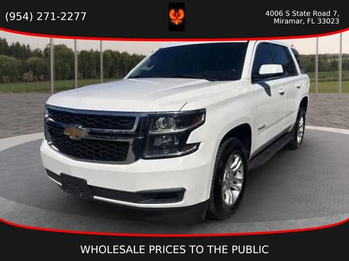 Summit White 2020 Chevrolet Tahoe LT