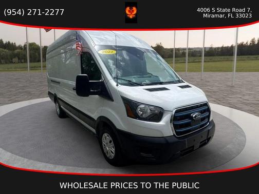 Oxford White 2022 Ford E-Transit T-350 High Roof