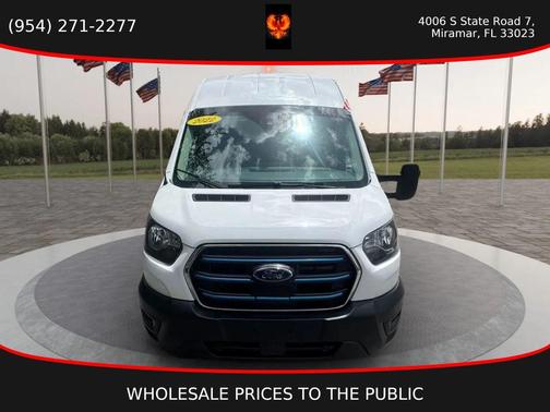 Oxford White 2022 Ford E-Transit T-350 High Roof