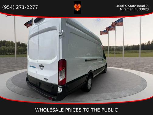 Oxford White 2022 Ford E-Transit T-350 High Roof