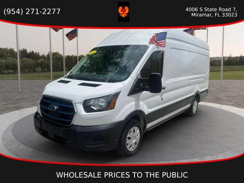 Oxford White 2022 Ford E-Transit T-350 High Roof