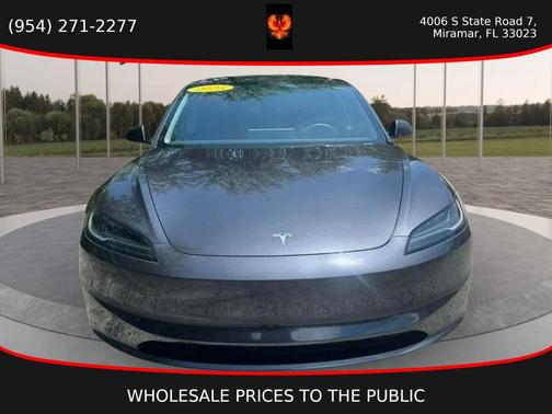 Stealth Grey 2025 Tesla Model 3 Long Range