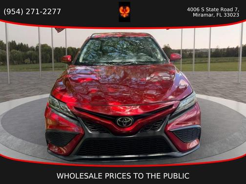 Supersonic Red 2021 Toyota Camry SE