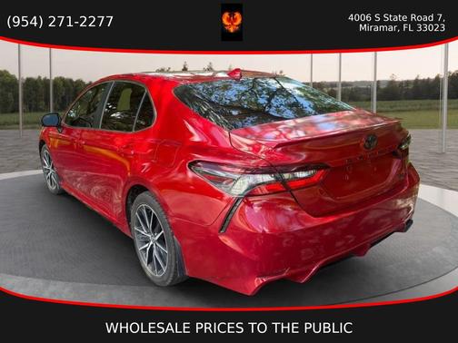 Supersonic Red 2021 Toyota Camry SE